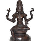 Brass Pashupatinath Statue - Intricately Detailed Lord Shiva Idol for Home Temple Decor (Height : 11 Inch)