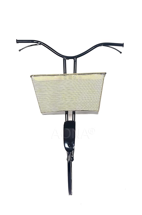 Iron Cycle Wall Hanging for Books Newspaper Flowers (Height: 27 Inches)