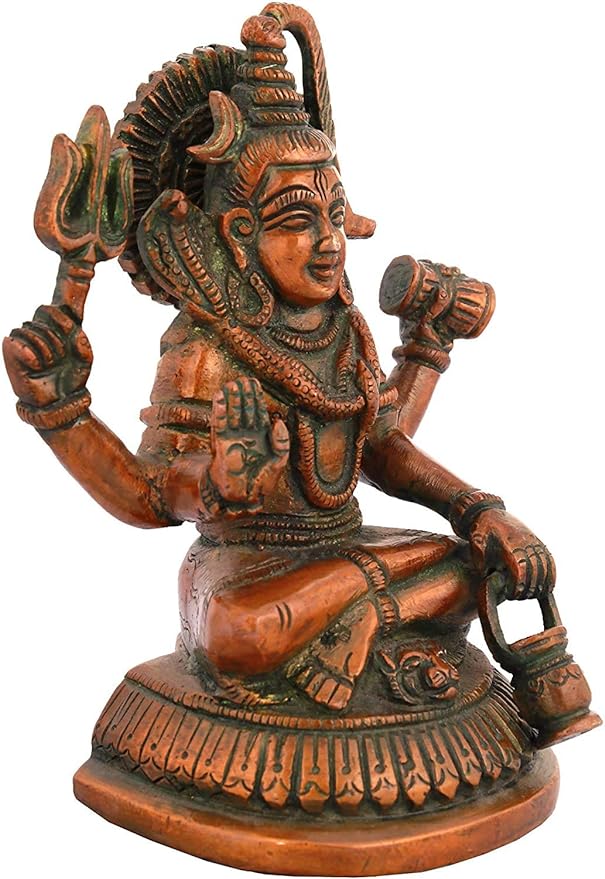 Brass Goddess Shiva, Height: 5.2" Craft Detail