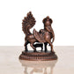 Copper Kamadhenu Cow with Wings | for Pooja Home Decor Mandir | (Height 1.5 Inch)