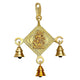 Brass Saraswati Wall Hanging with Bells Wall Decor Wall Hanging Height 8 Inch