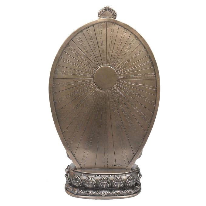 Resin Lokeswara Buddha depicting thousand arms and eyes (Height: 12 inches)