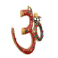 Brass OM Wall Hanging Sculpture (Height: 5 Inch) (Multicolor 1)