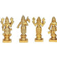 Brass FINE DASHAVATAR/Vishnu Avatars Statue Set (10 PC) Golden Color in Brass (Height : 3.0 Inches)