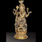 Lord Krishna Idols Multi Plated Flute Playing Krishan Figurine for Pooja Room & Gift Height : 12.5 inch