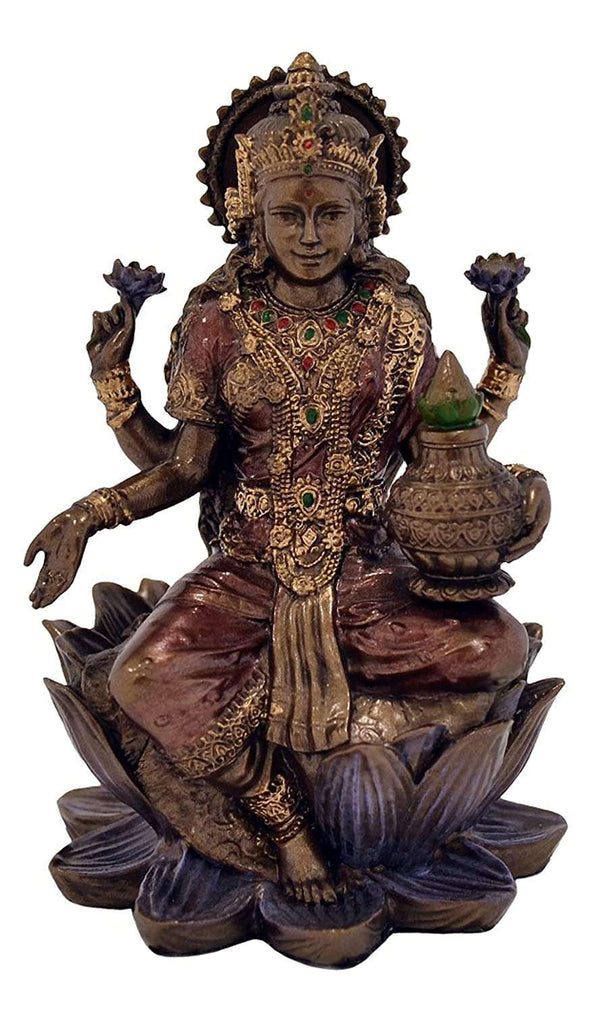 Polyresin MAA Lakshmi Sculpture (Height 3 inches) Entryway Setting