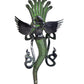 Brass Naga Kanya Statue Brass Idol Statues for Home Door Decor and Ofice (Height: 14 inch)