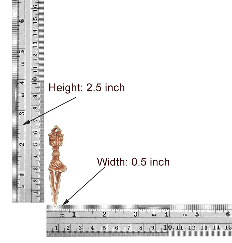 Brass Dorje Vajra Furba Phurpa (Height: 2.5 inch) (Multicolor 1)