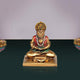 God Hanuman JI Sitting Statue Idol Sculpture Multicolor Resin Statue (Height 3.5 Inch)