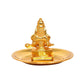 Brass Maa Annapurna or Annapoorna Annapurneshwari Murti Gift Article Decorative Showpiece Brass Idol (Height 2 Inch)