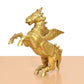 Brass Flying Horse with Wings – Majestic Decorative Showpiece (Height: 12 Inch)