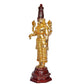 Brass Lord Tirupati Bala Ji Idol Statue Home Temple Office Figurine Showpiece Multicolour (Height 32 Inch)