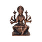 Copper Goddess Varahi Idol Figurine Eight Armed Sculpture Showpiece Home Temple Office Golden Height 3 Inch