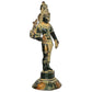 Brass Shiva and Parvati (Ardhanarishvara) - Brass Statue Idol Murti (Height : 6 inch)