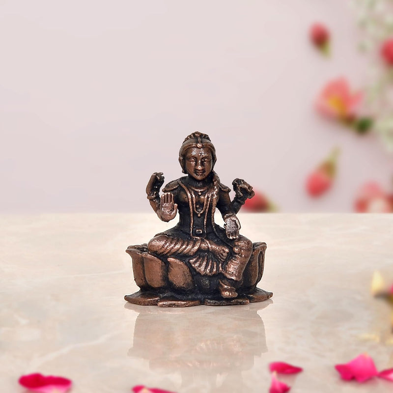 Copper Bala Tambika Sundari Statue (Height 1.5 Inch)