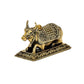 Brass Nandi Cow Statue Idol Murti On Base Decorative Item for Home | Height : 2 Inch