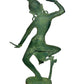 Brass Shiv Parvati Dancing Statue Idol for Temple Home Idols | Height :15 Inches