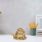 Brass Turtle Figurine - Elegant Home Decor | Vastu Symbol | Two Smaller Turtles Mounted on a Large Lurtle (Height 3 Inch)