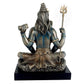 Resin Lord Shiva in Dhyana Mudra Bonded Bronze with Wooden Stand Height : 6.5