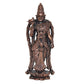 Copper Madurai Meenakshi Idols Statue for Home Temple Office Mandir, (Height: 4 Inch)