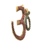 Brass OM Wall Hanging Sculpture (Height: 6 Inch) (Multicolor 2)
