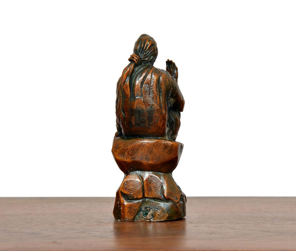 Superfine Brass Shirdi Sai Baba Statue (Height: 3 Inch) Entryway Setting