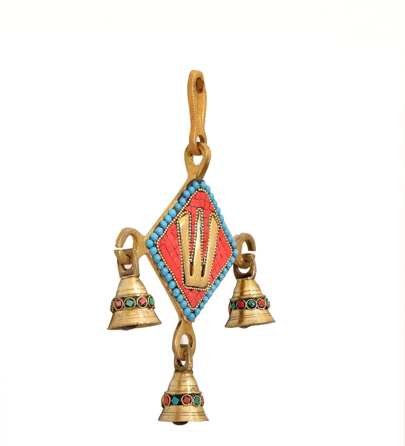 Brass Wall Hanging Balaji Idol (Height: 8 Inch) (Multicolor 1)