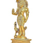 Lord Swami KartikeyaJi Kartik Statue with Peacock Brass Height 8.2 Inches