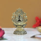 Bronze Lakshmi Laxmi Diya Oil Lamp for Diwali Pooja Gift Decoration Showpiece (Height 4 Inch)