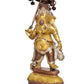 Brass Ganesha Holding Parasol in One Hand Statue Idol Sculpture Statue for Home Decor Pooja Mandir (Height:15 Inches)