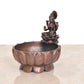 Copper Dhan Lakshmi Urli Bowl for Floating Flowers Laxmi Urli for Diwali Pooja Gift Decoration Showpiece (Height 3 Inch)