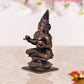 Copper Maa Annapurna or Annapoorna Annapurneshwari Murti Gift Article Decorative Showpiece Brass Idol Height 3.5 Inch