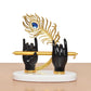 Resin Black Krishna Ji Hands with Flute Figurine (Height: 7 Inch)