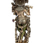 Bonded Bronze, Resin Large Krishna Idol Statue Showpiece Murti for Home, Height 15 inches, Bronze Colour