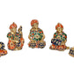 Brass Rajasthani Music Figurines Set for Home Decor Teble Office Statue (Height 5 Inch)