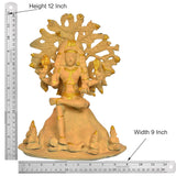 Brass Dakshinamurti Shiva statue, size: Height 12 inch, Width 9 inch