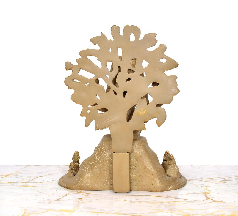 Brass Dakshinamurti Shiva Statue (Height 12 Inch)