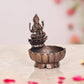 Copper Lakshmi Laxmi Diya Oil Lamp for Diwali Pooja Gift Decoration Showpiece (Height 3 Inch)