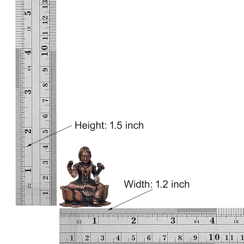 Copper Bala Tambika Sundari Statue (Height 1.5 Inch)