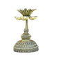 Bronze Lotus Oil Lamp Diya for Home Decor Room Office Diwali Pooja Gift Decoration Showpiece (Height 6 Inch)