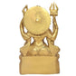 Brass Shiva and Parvati Ardhanrishvara Murti Religious Statue for Home Temple Decor (Height :10 inch)