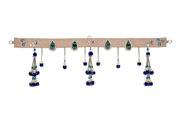 Traditional Handmade Hanging Bandanwar Toran - Diwali Decoration Item for Home Door Wall Decor Length 39 inches