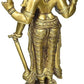 Lord Vishnu The Sustainer of Universe Brass Statue Height 8 Inches