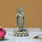 Bronze Standing Lord Kartikeya Murugan Murti for Home Decor Pooja Mandir Decorative Showpiece Bronze Murti (Height 3 Inch)