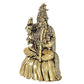 Fine Brass Goddess Rajarajeshvari Idols, Tripura Sundari Murti, Lalita Devi, Rajarajeshwari Sculpture, Raj Rajeshvari Statue,Height : 4 inch