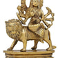 India Durga Brass Idol Sculpture Statue 6.3 inches