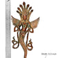 Brass Naga Kanya Statue Brass Idol Statues for Home Decor and Ofice (Height: 14 inch)