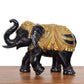 Bronze Elephant Figurine Best gifts (Black and Golden) Type 1