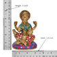 Brass Lakshmi Idol Laxmi Goddess Lakshmi Sitting Statue for The Puja Temple at Home Decor Office (Height: 5 Inch)