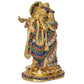 Brass Radha Krishna Murti Statue Idol Brass Statue for Home Decor, (Height .8.5 Inch)